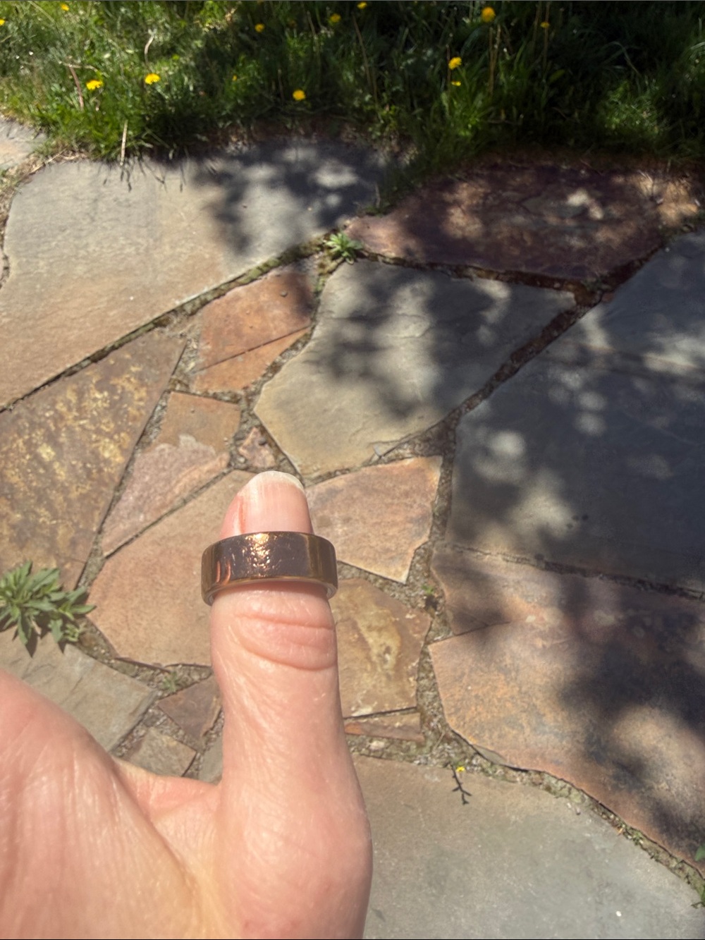 Oura gen 4 rose gold size 7